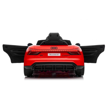 Audi RS E-Tron GT na akumulator Czerwony + Pilot + Napęd 4x4 + Radio MP3 + LED + EVA